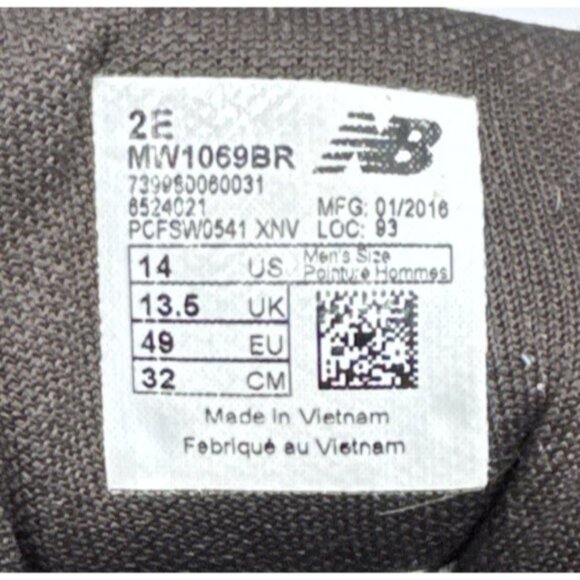 New Balance Shoes Men's US 14 EE Gore-Tex Hiking Nubuck Leather Brown WP Trail - Picture 8 of 10